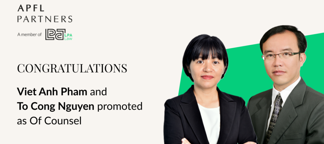 Promotion Viet Anh Pham – To Cong Nguyen as Of Counsel – 03.2026